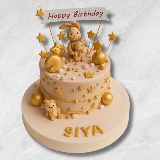 Starry Bunny Cake