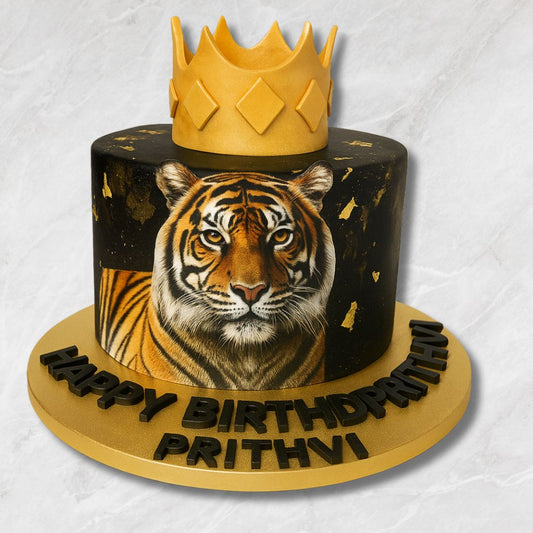 Tiger Crown Cake