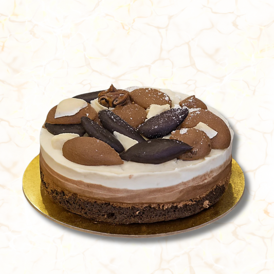 Triple Chocolate Flakes Cake