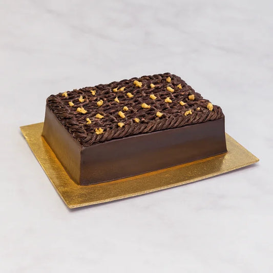 Chocolate Walnut Brownie Cake