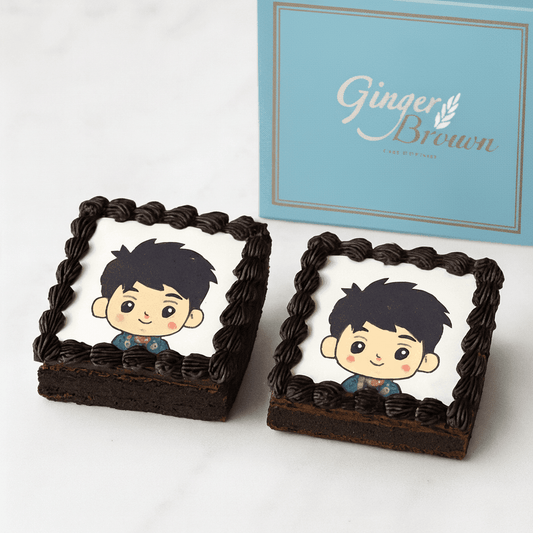 Customized Walnut Brownie (Pack of 2)