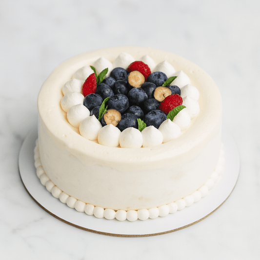 Blueberry Crunch Cheesecake.