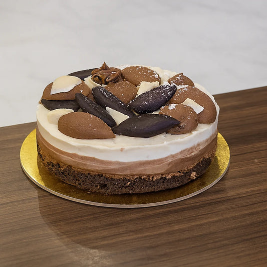 Triple Chocolate Flakes Cake